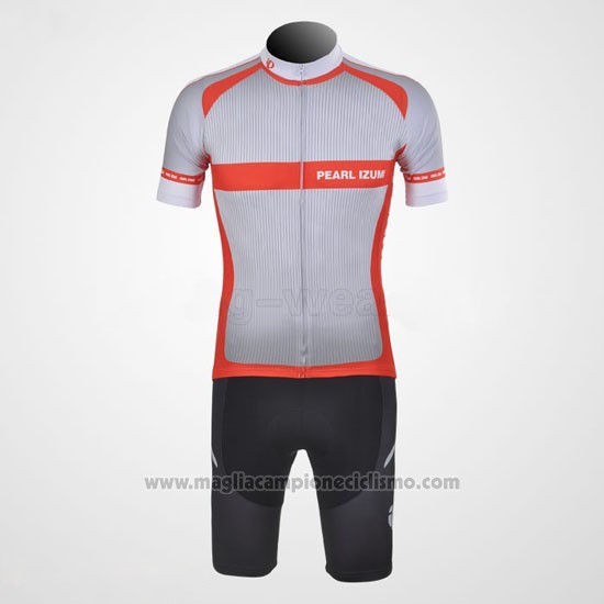 2011 Abbigliamento Ciclismo Pearl Izumi Rosso e Grigio Manica Corta e Salopette